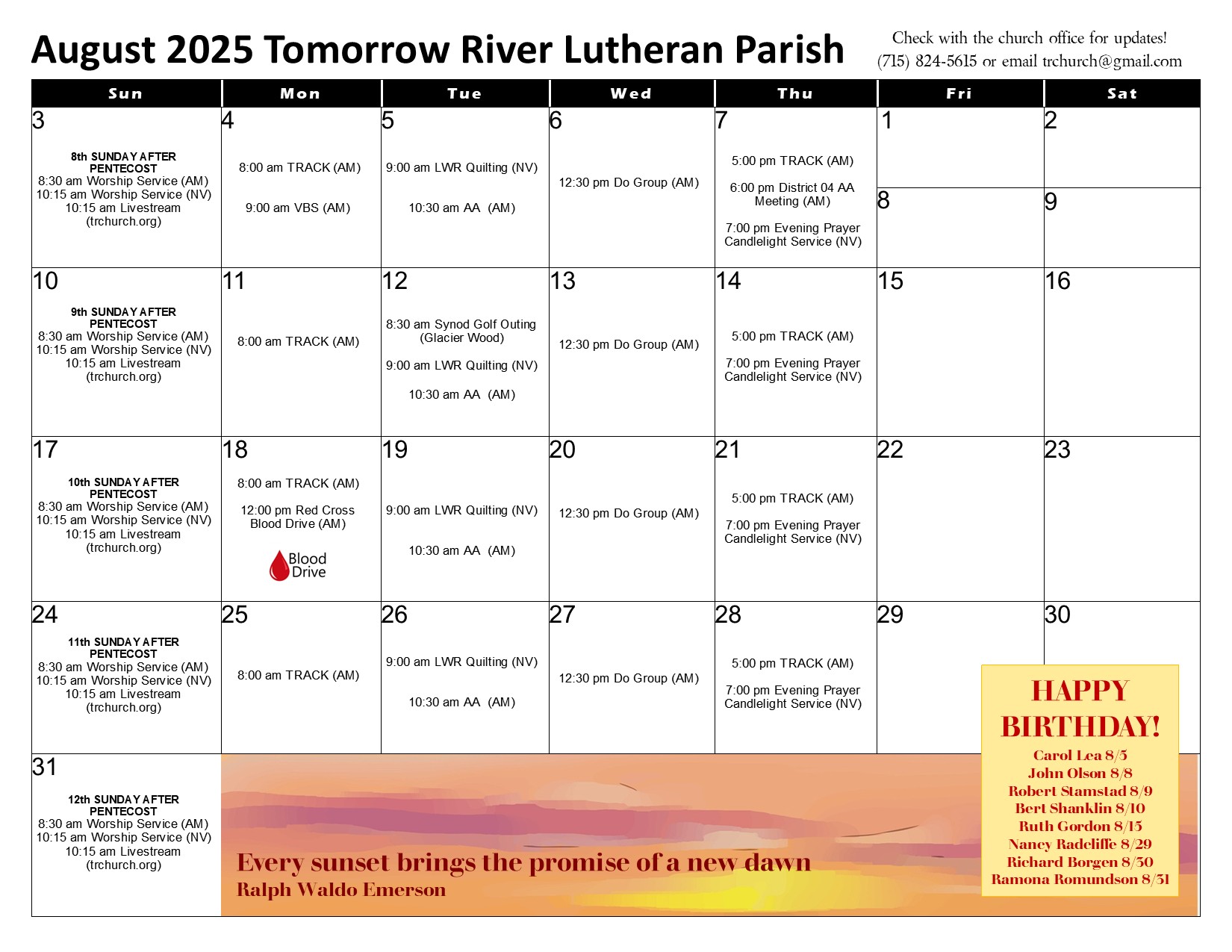August 2025 Calendar 07 01