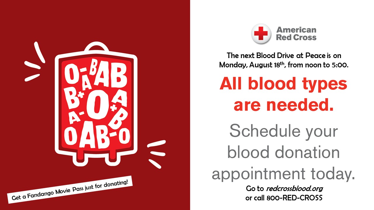 Blood Drive August 2025