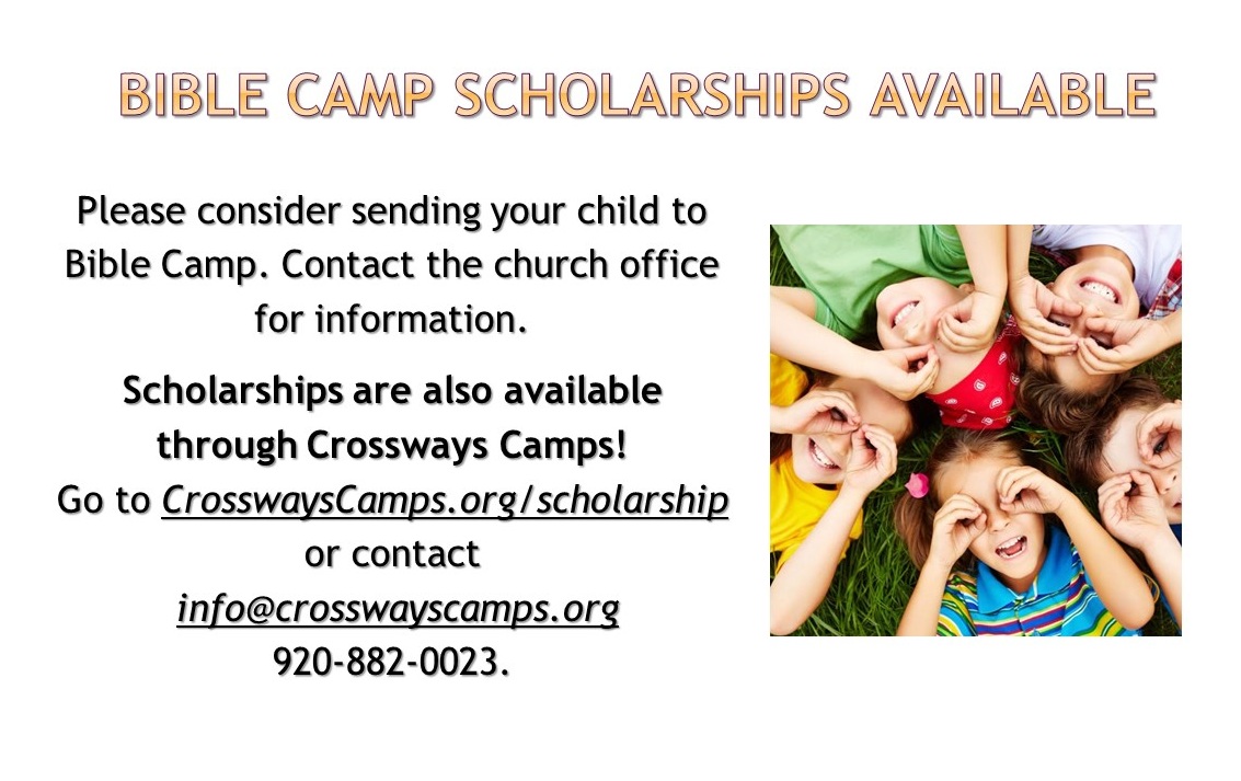 Summer Bible Camp Scholarships 2025