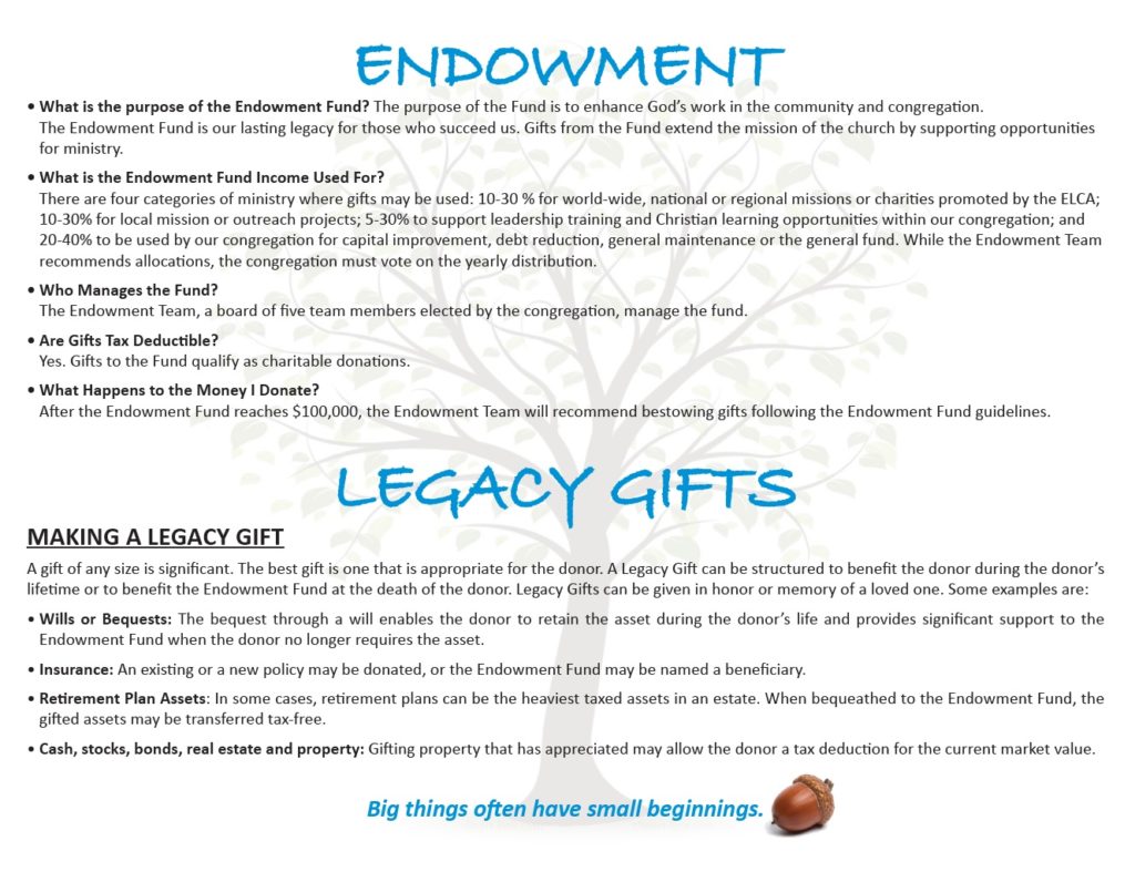 Peace Endowment Brochure 2