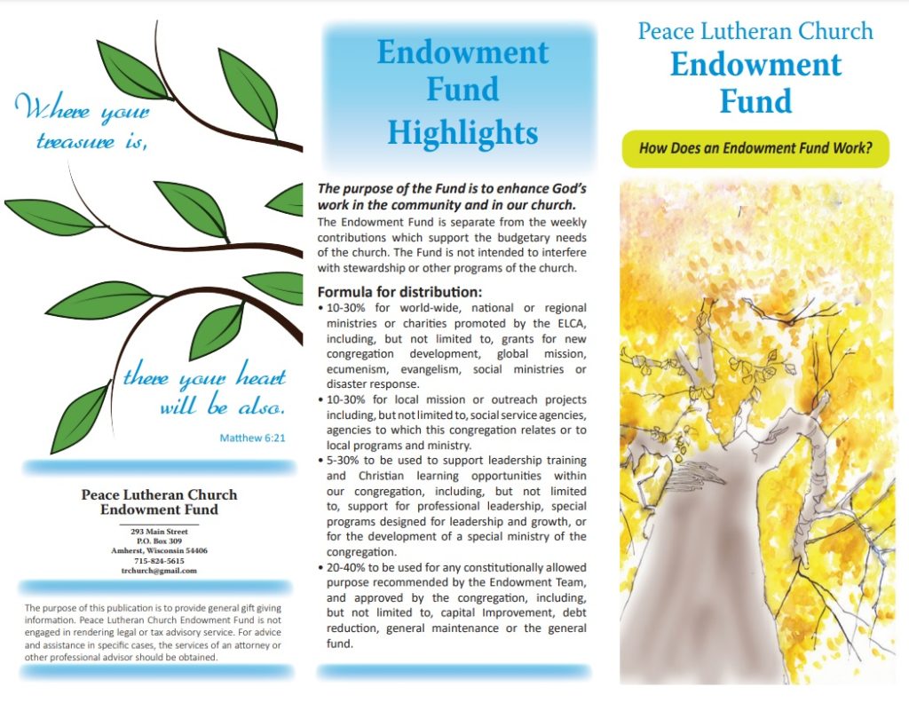 Peace Endowment Brochure 3