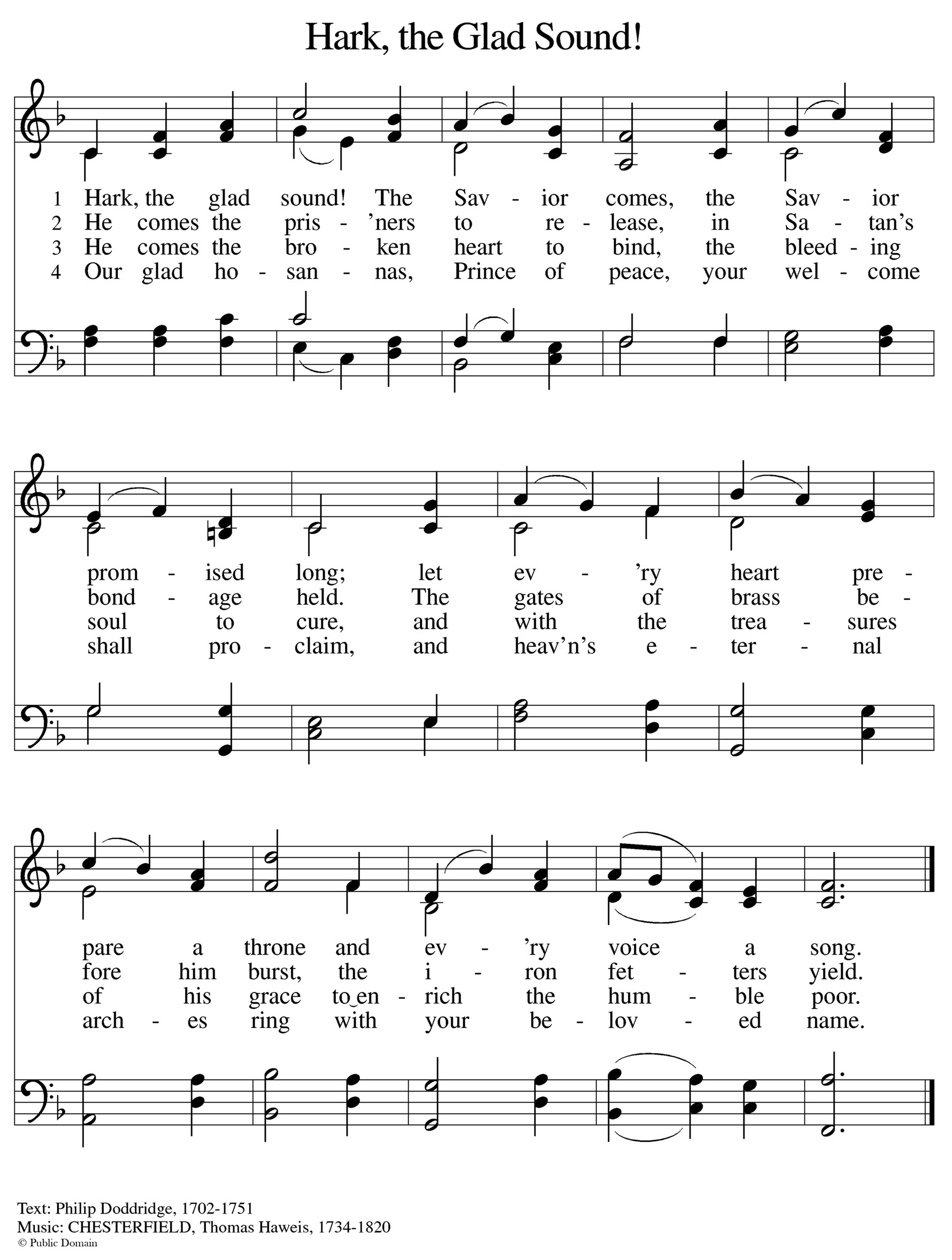 Hark, the Glad Sound!