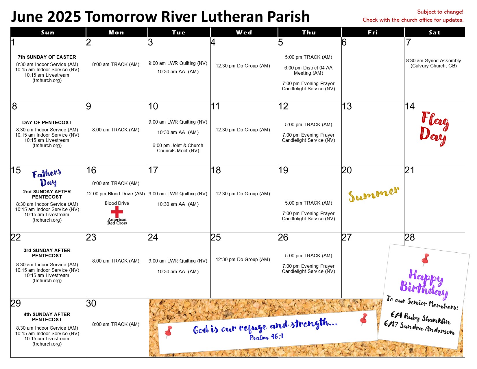 June 2025 Calendar