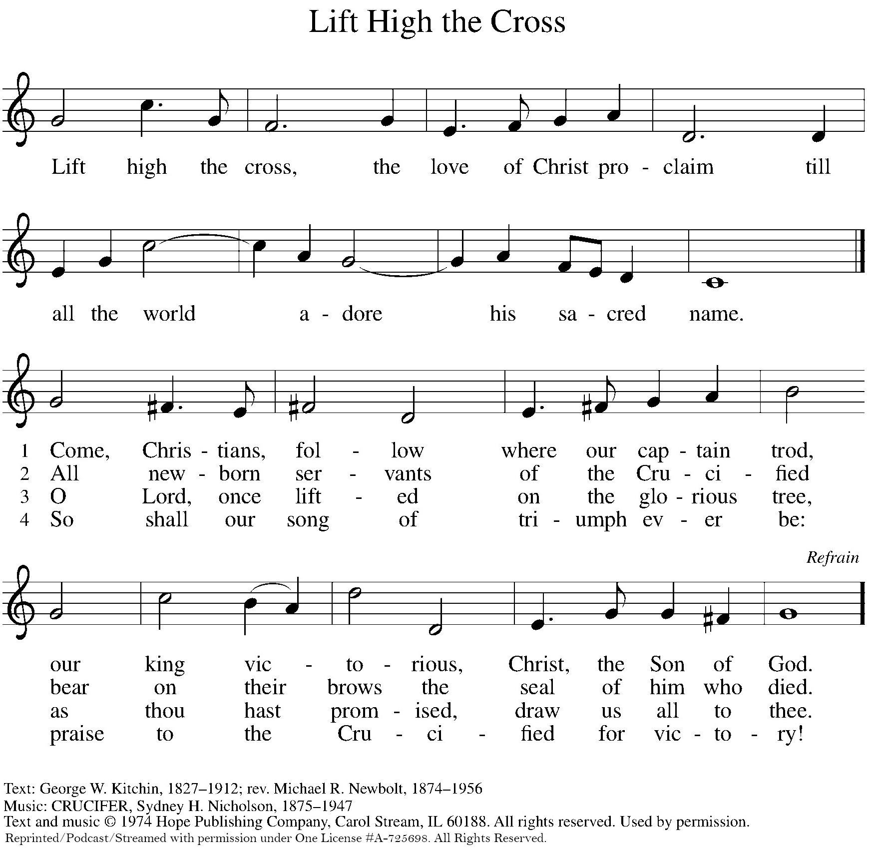 Lift High the Cross