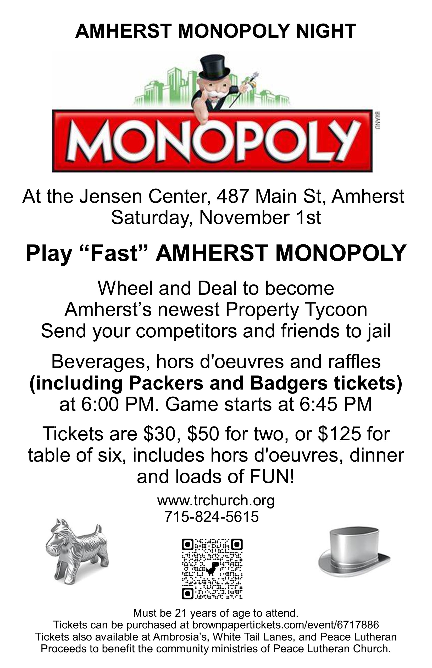 Monopoly Night Poster