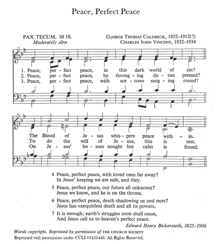 Peace, Perfect Peace