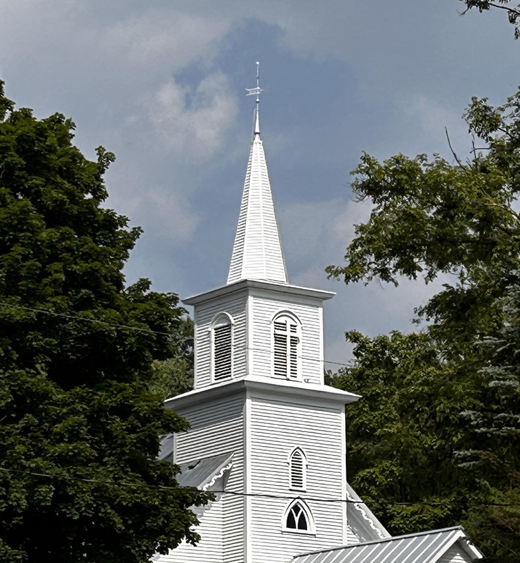 Nelsonville Lutheran Church Steeple 2