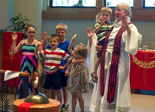 Children's Service at Tomorrow River